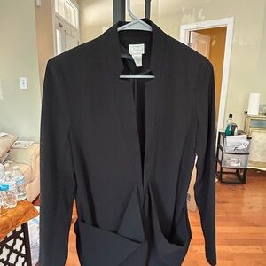 Spiegel Black Tailored Blazer with Classic Lapel